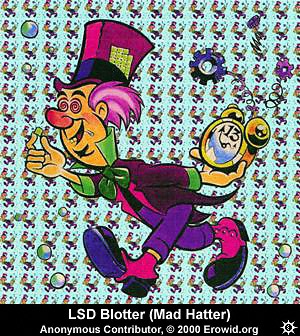 LSD blotter image